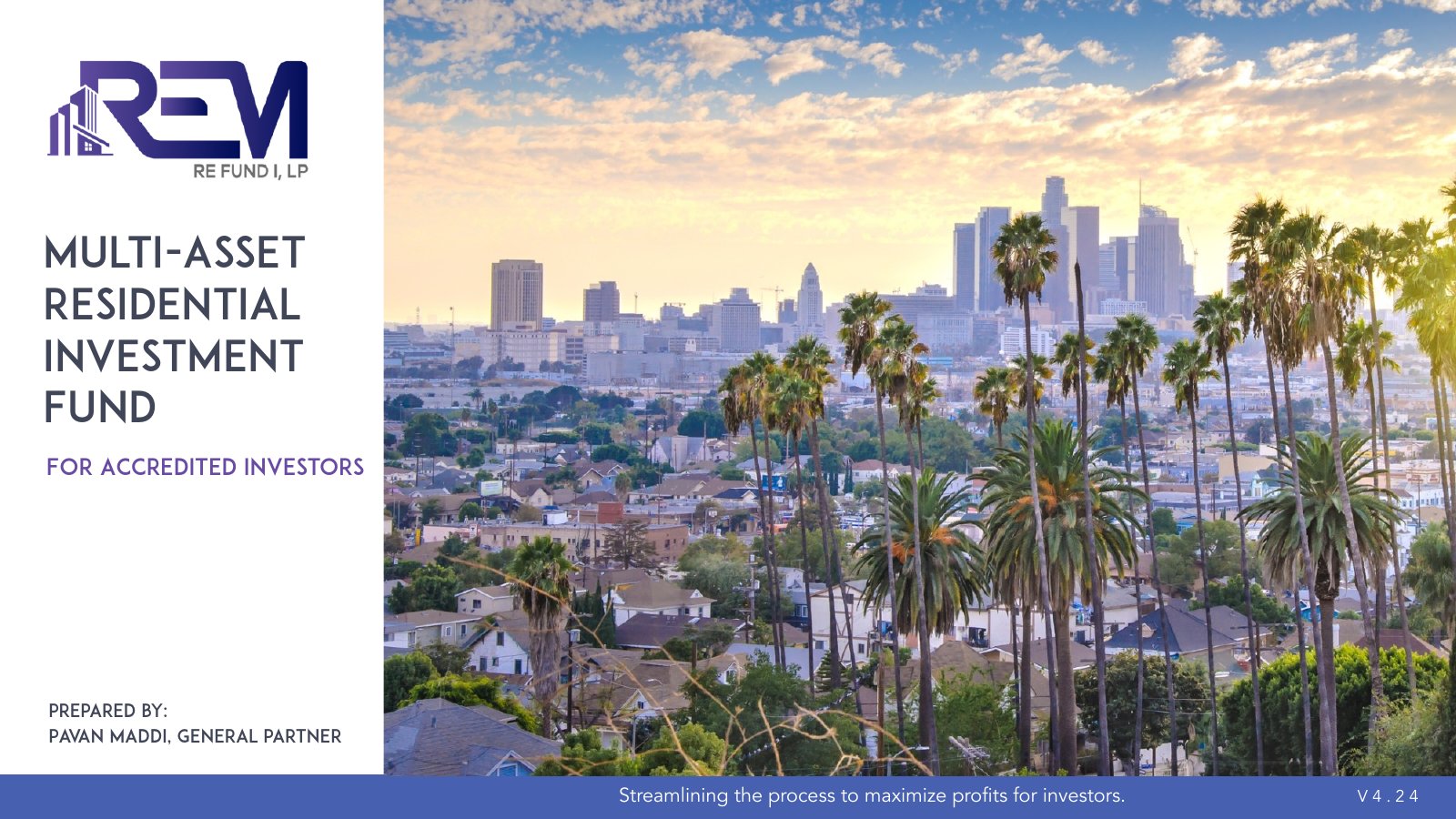 MULTI-ASSET RESIDENTIAL INVESTMENT FUND